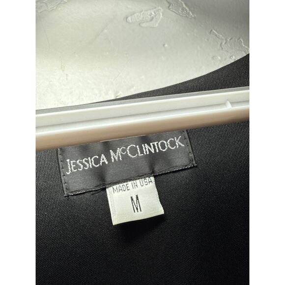 Jessica‎ McClintock sparkly rhinestone tank womens medium festival gatsby club - Picture 2 of 8